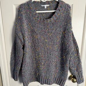 Gray popcorn Women's Sweater
